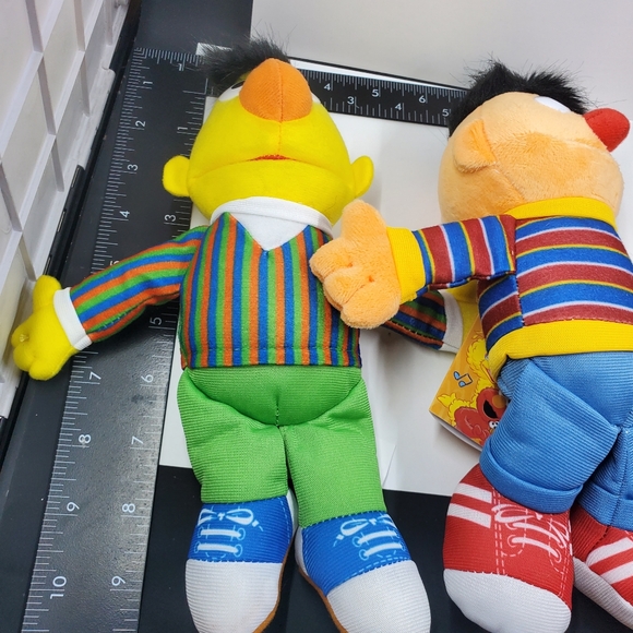 Sesame Street Bert and Ernie 10 inch plush NWT - Picture 2 of 4
